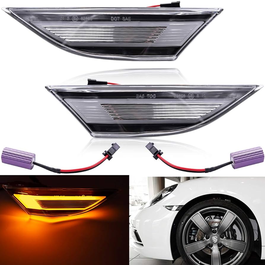 Amazon.com: LED Side Marker Lamp Light Kit for Porsche 911